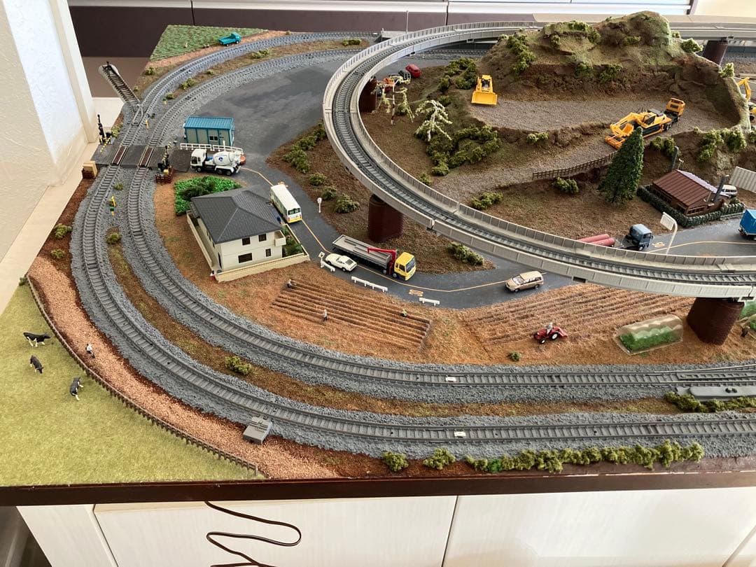 Nゲージ鉄道模型セット完成品