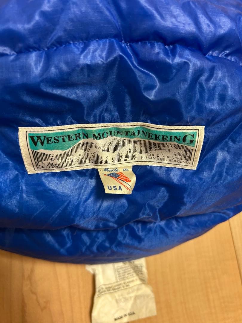 希少！旧タグ　western mountaineering ultralite