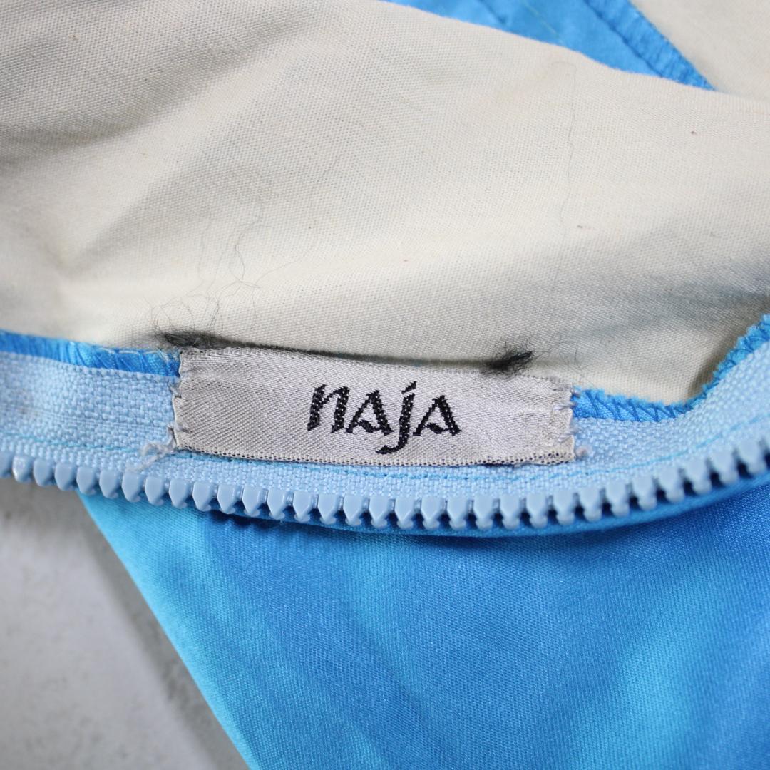 【フラメンコ衣装】ブルー naja ワンピース ドレス ボランテ レース 青