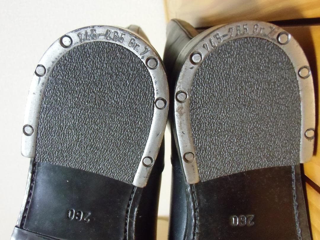 ＢＷドイツ軍/連邦軍＊革製パレードブーツ＊２６ｃｍ/履き口内側３９ｃｍ（実物）
