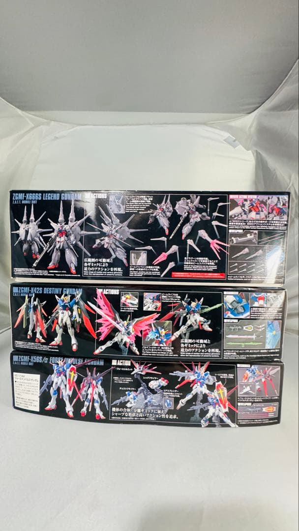 HG 1/144 レジェンドガンダム　デスティニーガンダム　フォースインパルス