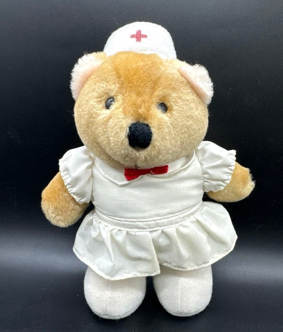 【ヴィンテージ】DAKIN クマ テディベア ナース 看護婦　ぬいぐるみ