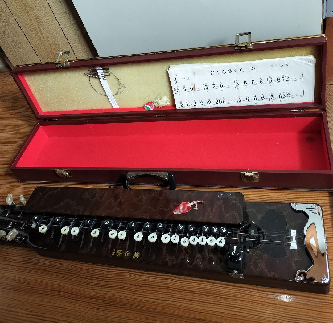 琴伝流 大正琴 5弦 ケース付き 初心者向け