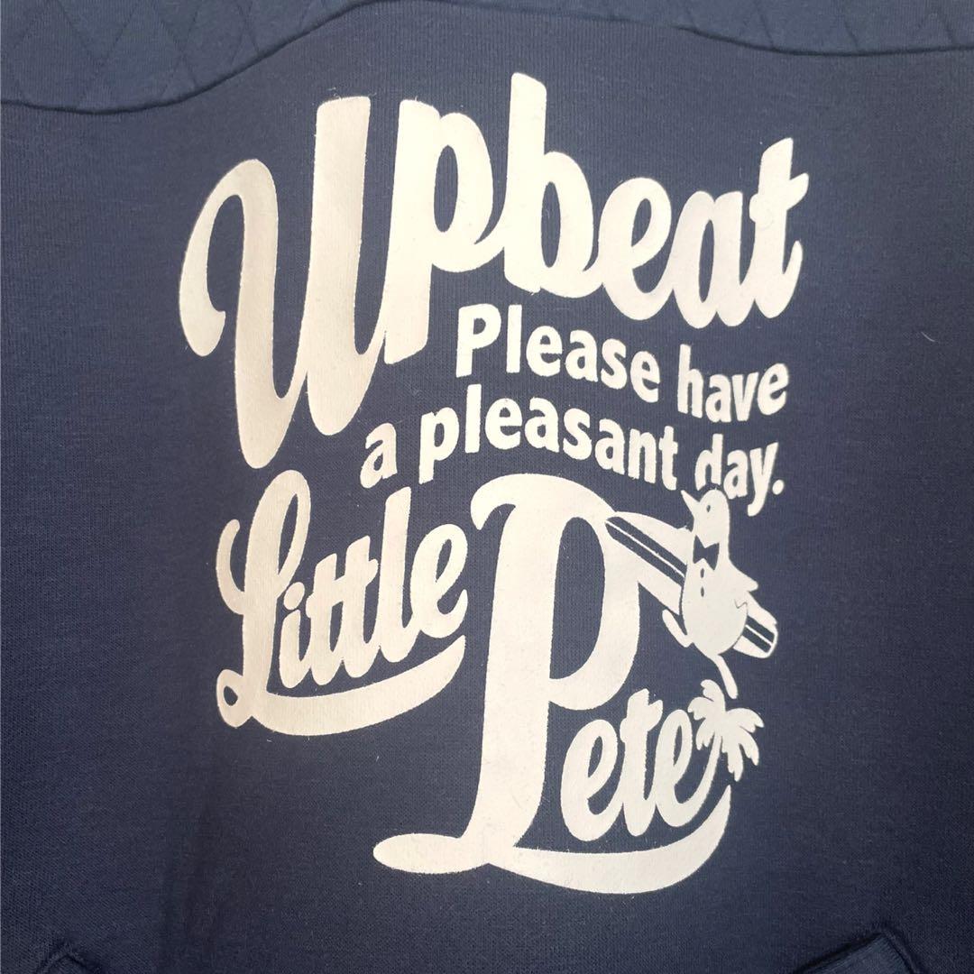 新品☆タグ付き マンシング レディース フード パーカー 長袖 ネイビー LL