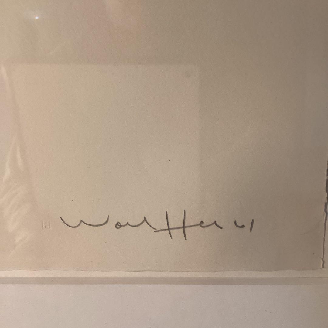 エマーソン　ウルファー　「作品」1961年 抽象画　現代アート　リトグラフ