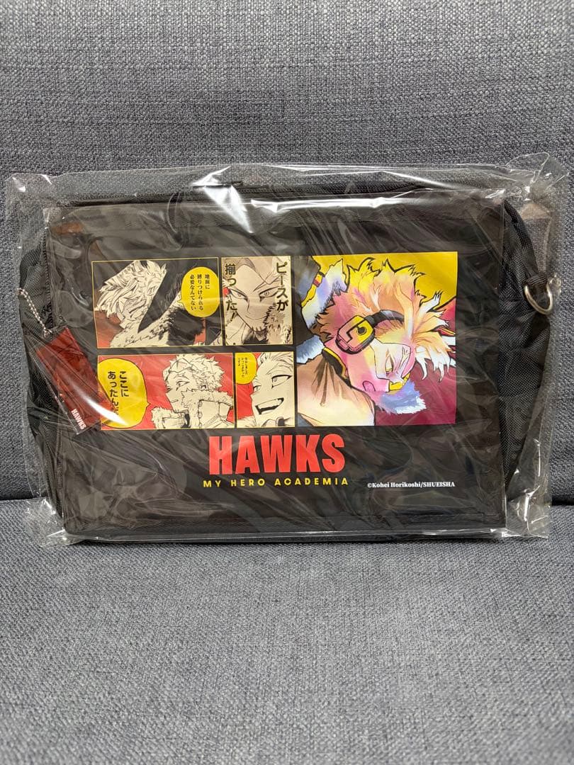 僕のヒーローアカデミア魅せ窓ショルダーバッグ（特製アクリルチャーム付き）ホークス