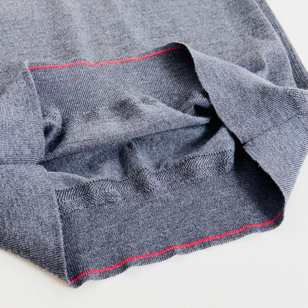 1814GSS【美品】ブリーフィングゴルフ　ニットベスト メリノウール