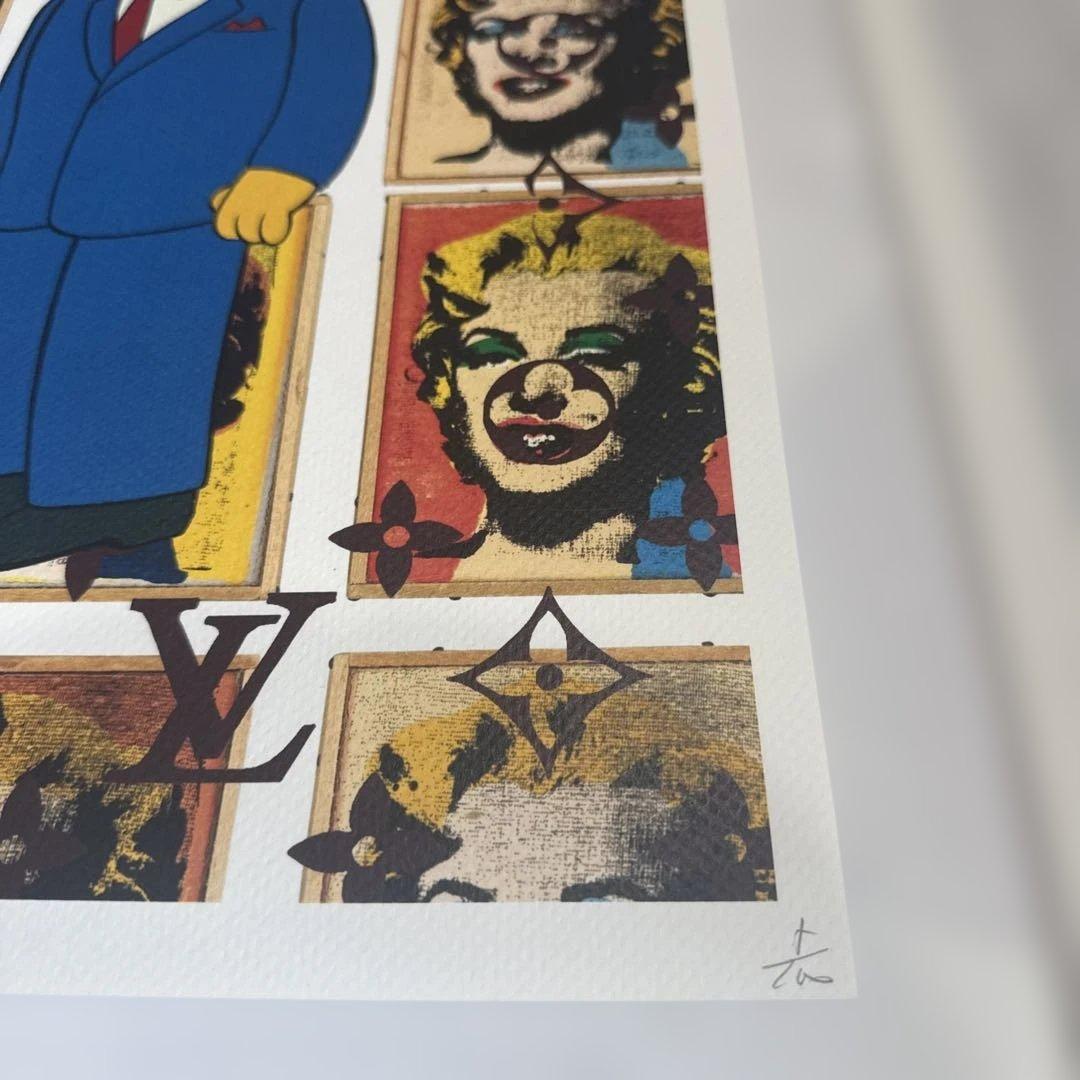 DEATH NYC 現代アートポスター　世界100枚限定　kaws マリリン