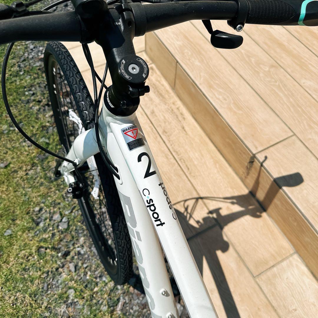 Bianchi C.sport ホワイト クロスバイク　41cm
