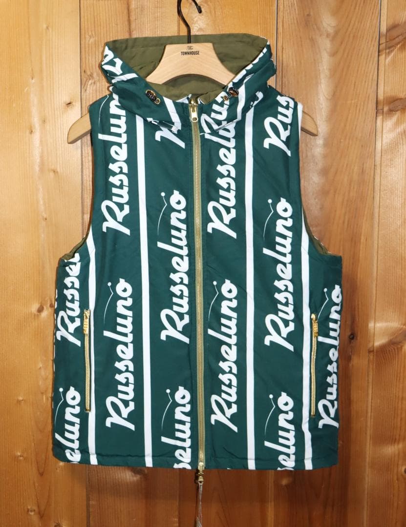 新品 Russeluno リバーシブル ベスト 中綿 (4/M) Ⓗ