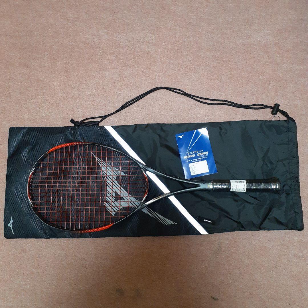新品　Mizuno ソフトテニスラケット ブラック/レッド