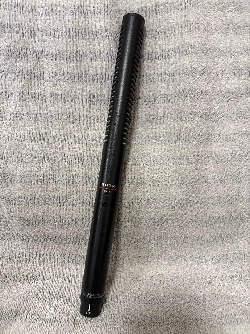 SONY ECM-672 コンデンサーマイク　業務用　ガンマイク