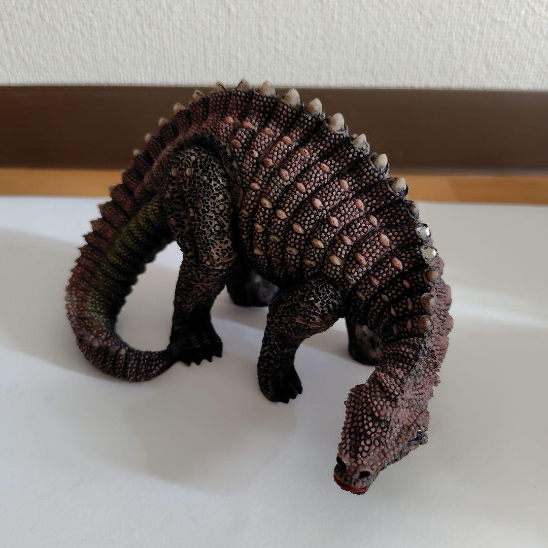 恐竜フィギュア 4体 レトロ 昭和 希少 アンキロサウルス　トリケラトプス