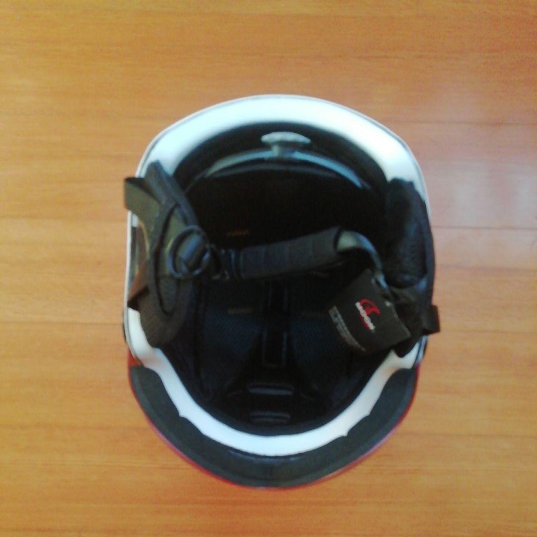 新品未使用 バイザー ヘルメット サイズ M（55cm～58cm）マットホワイト