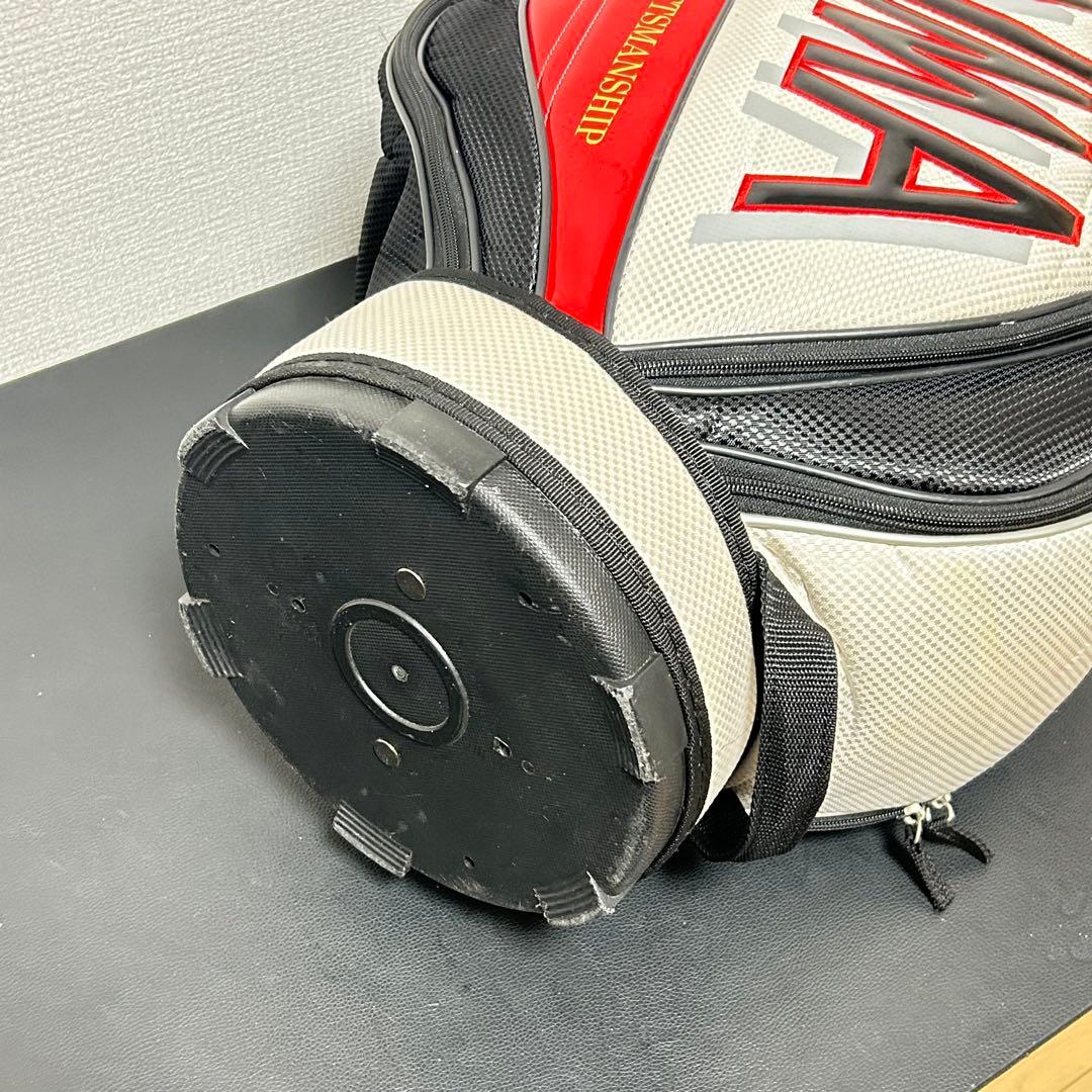 HONMA ホンマ ゴルフ キャディバッグ 5分割 ホワイト×ブラック×レッド