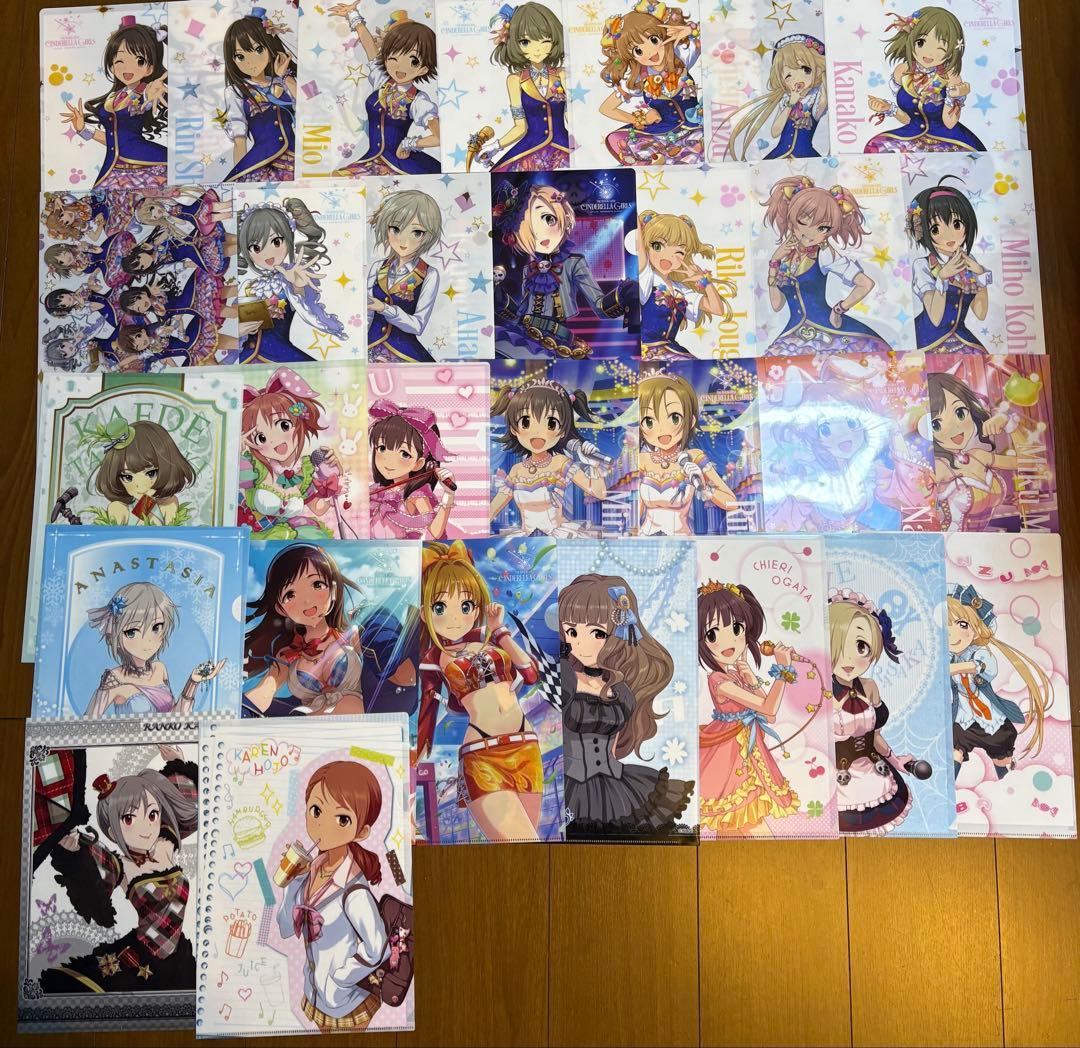 アイドルマスター　シンデレラガールズ　ミリオンライブ クリアファイル セット