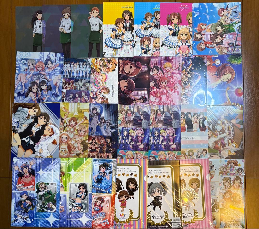 アイドルマスター　シンデレラガールズ　ミリオンライブ クリアファイル セット