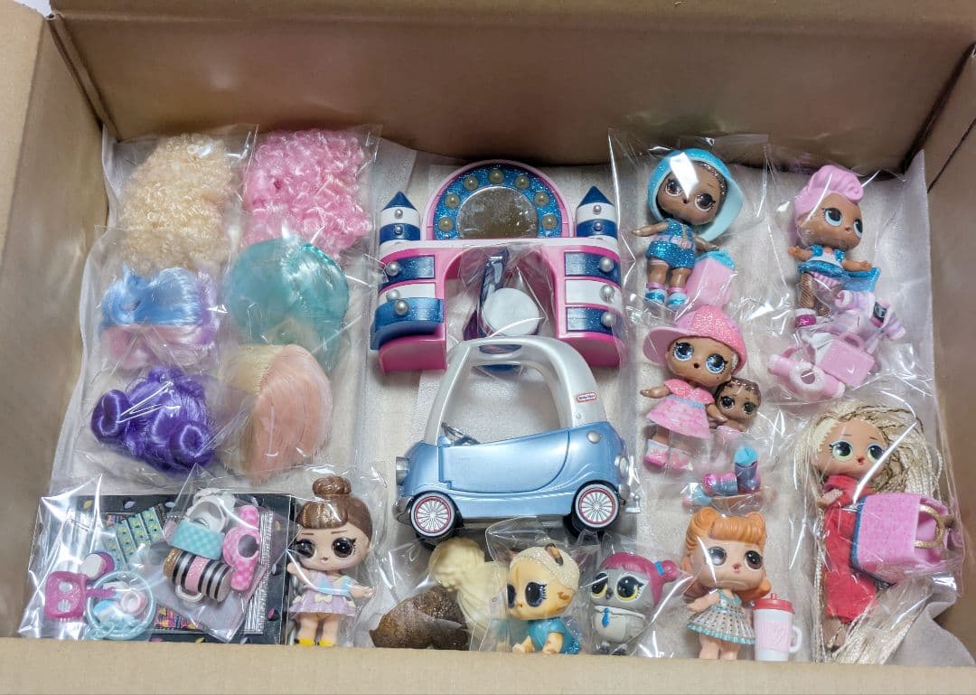 LOLサプライズ　メイクオーバーシリーズ　ヘアゴール大量まとめ売り 人形遊び