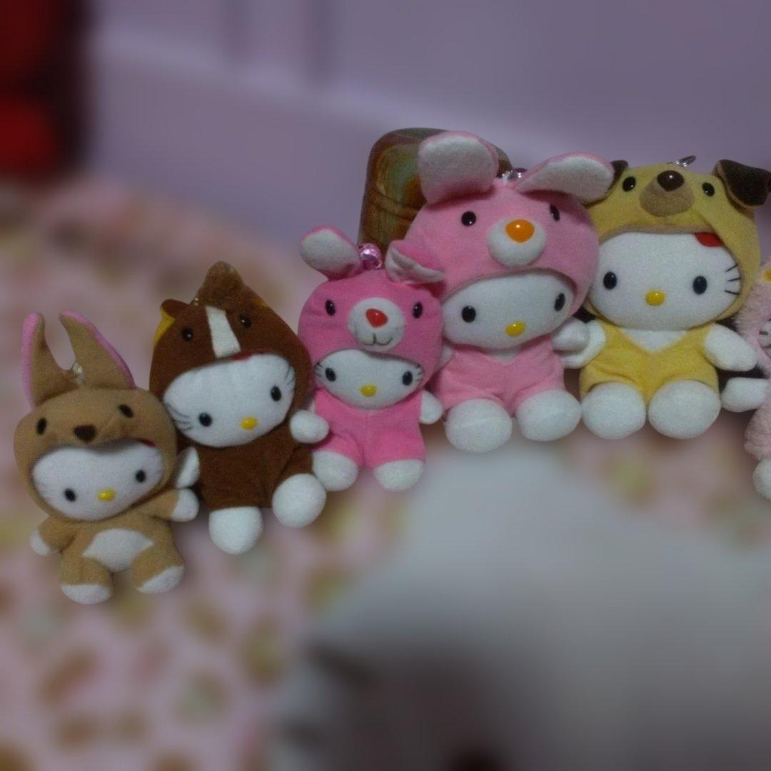 超激レア‼️レトロ‼️キティ 着ぐるみ‼️9 体セット‼️脱げる‼️可愛い‼️