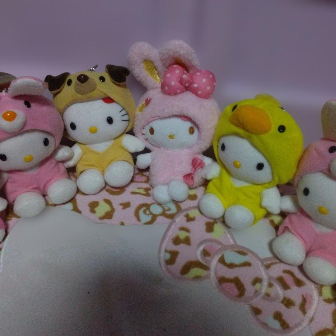 超激レア‼️レトロ‼️キティ 着ぐるみ‼️9 体セット‼️脱げる‼️可愛い‼️