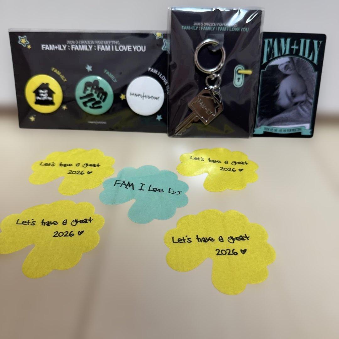 2026 2/6 2/7G-Dragon ソウルFam Meeting グッズ