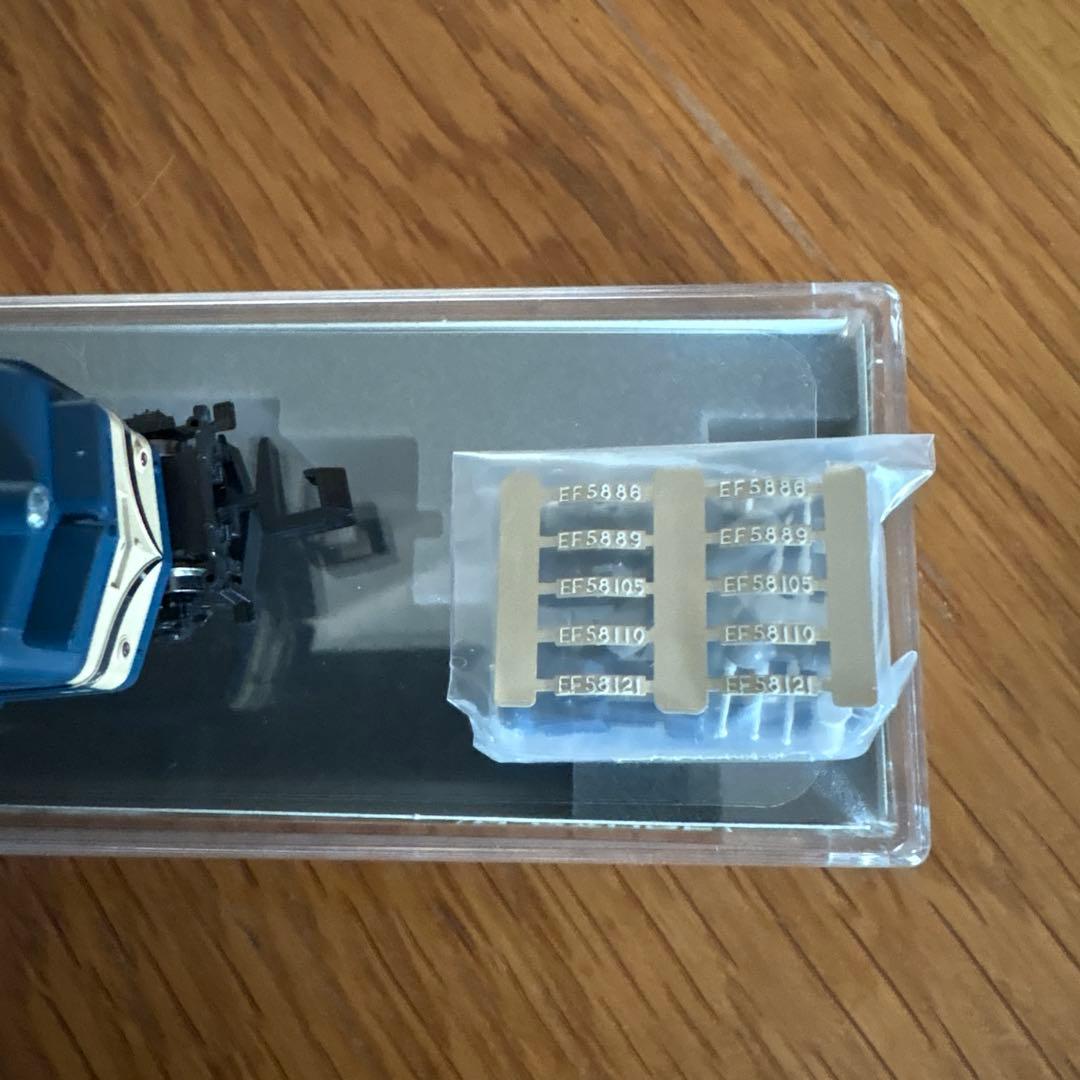 【新同】KATO 3020-2 EF58 上越形ブルー付属品未使用未開封⑤