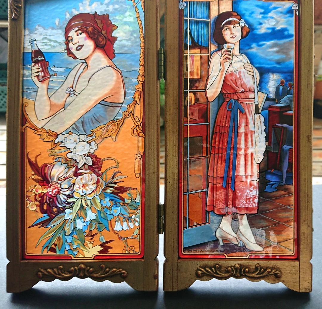 コカコーラ ステンドグラス Four Seasons1923年 グラスマスターズ