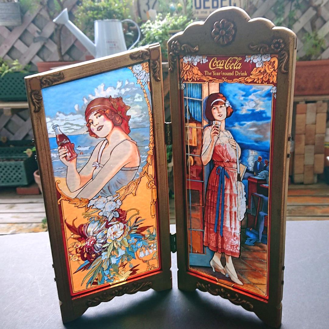 コカコーラ ステンドグラス Four Seasons1923年 グラスマスターズ