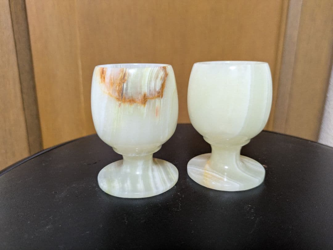 激レア！　超珍品！　月光石！　ぐい飲み2個セット う