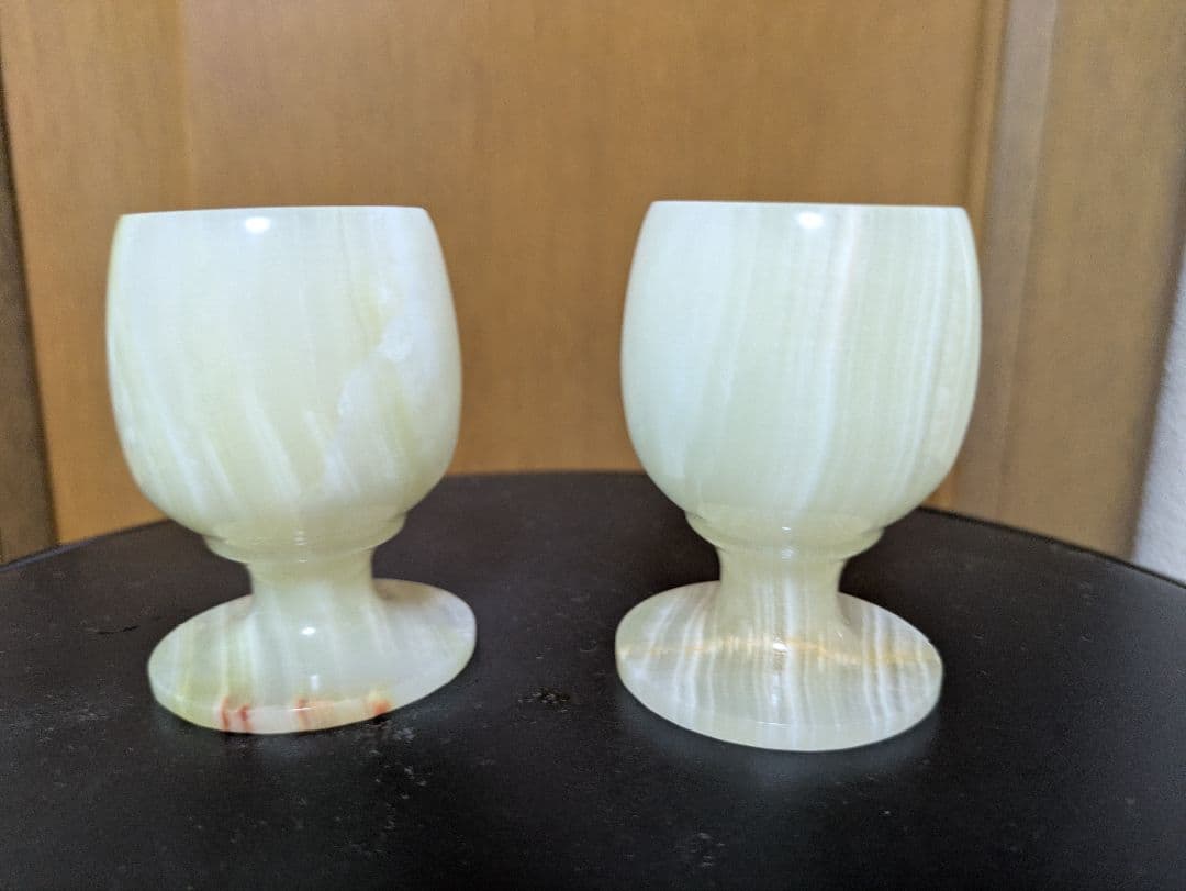 激レア！　超珍品！　月光石！　ぐい飲み2個セット う