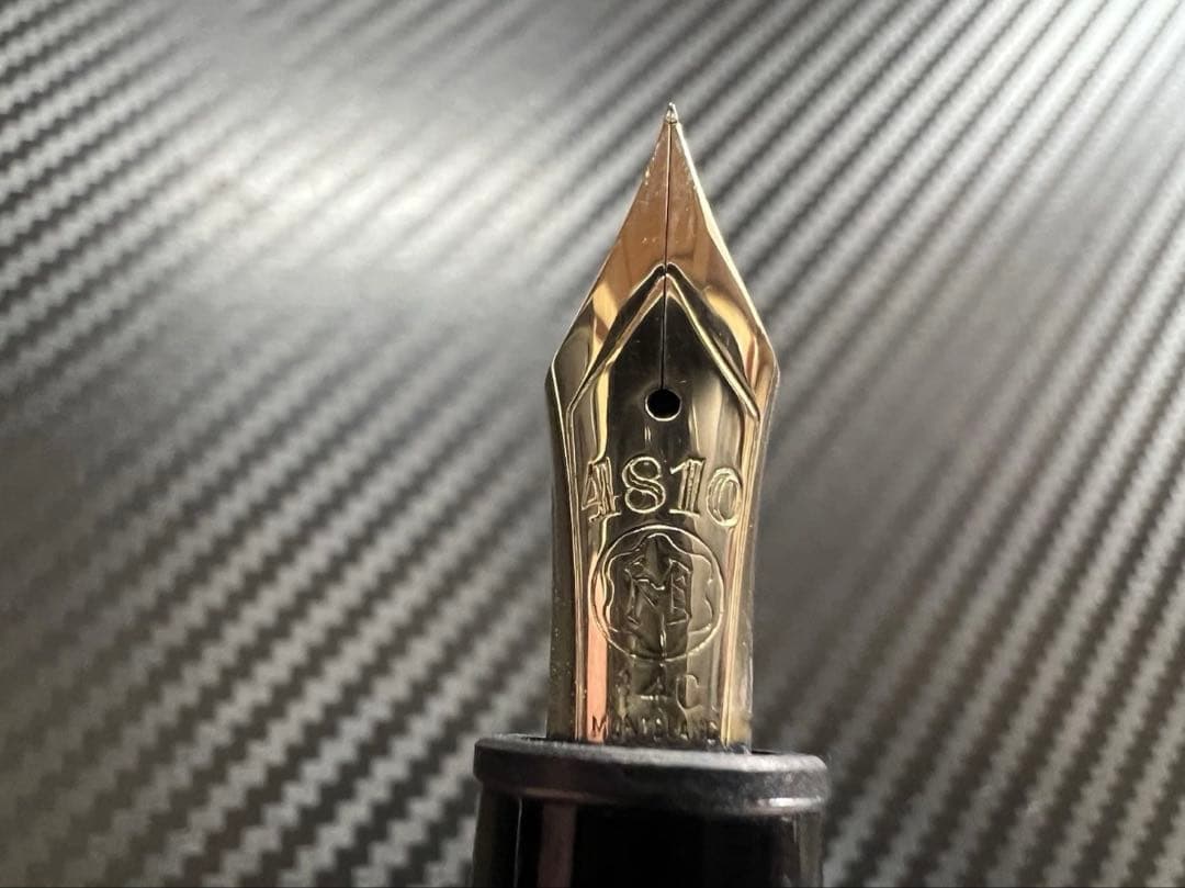 美品 モンブラン マイスターシュテュック 146 14C 全金 EF 万年筆