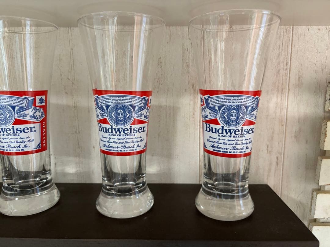 ヴィンテージ バドワイザー ピルスナーグラス