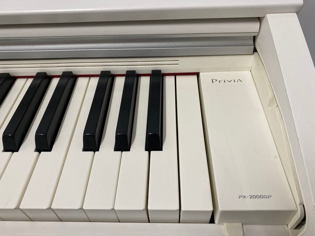 CASIO PX2000GP ホワイト 省スペース！電子ピアノ