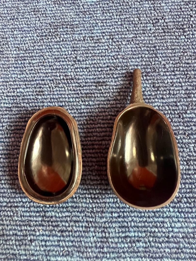 1434 道場宗廣  宗廣　茄子　乾漆　香合　未使用