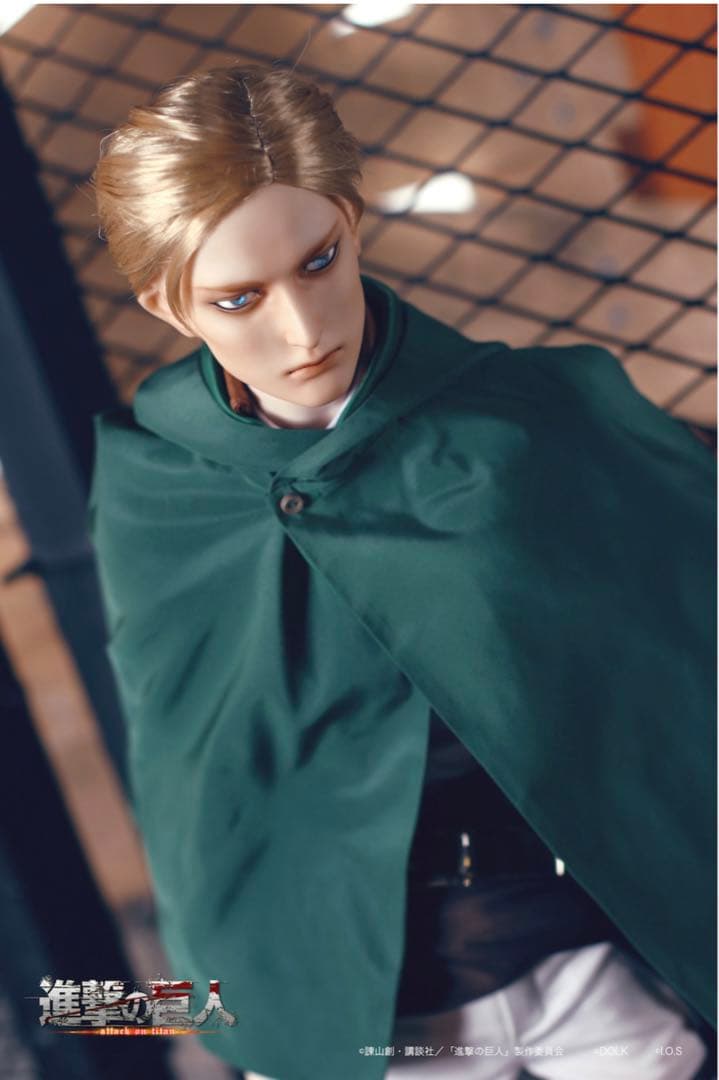 超激レア❗️限定❗️「進撃の巨人」エルヴィン・スミス70cm人形&立体起動装置