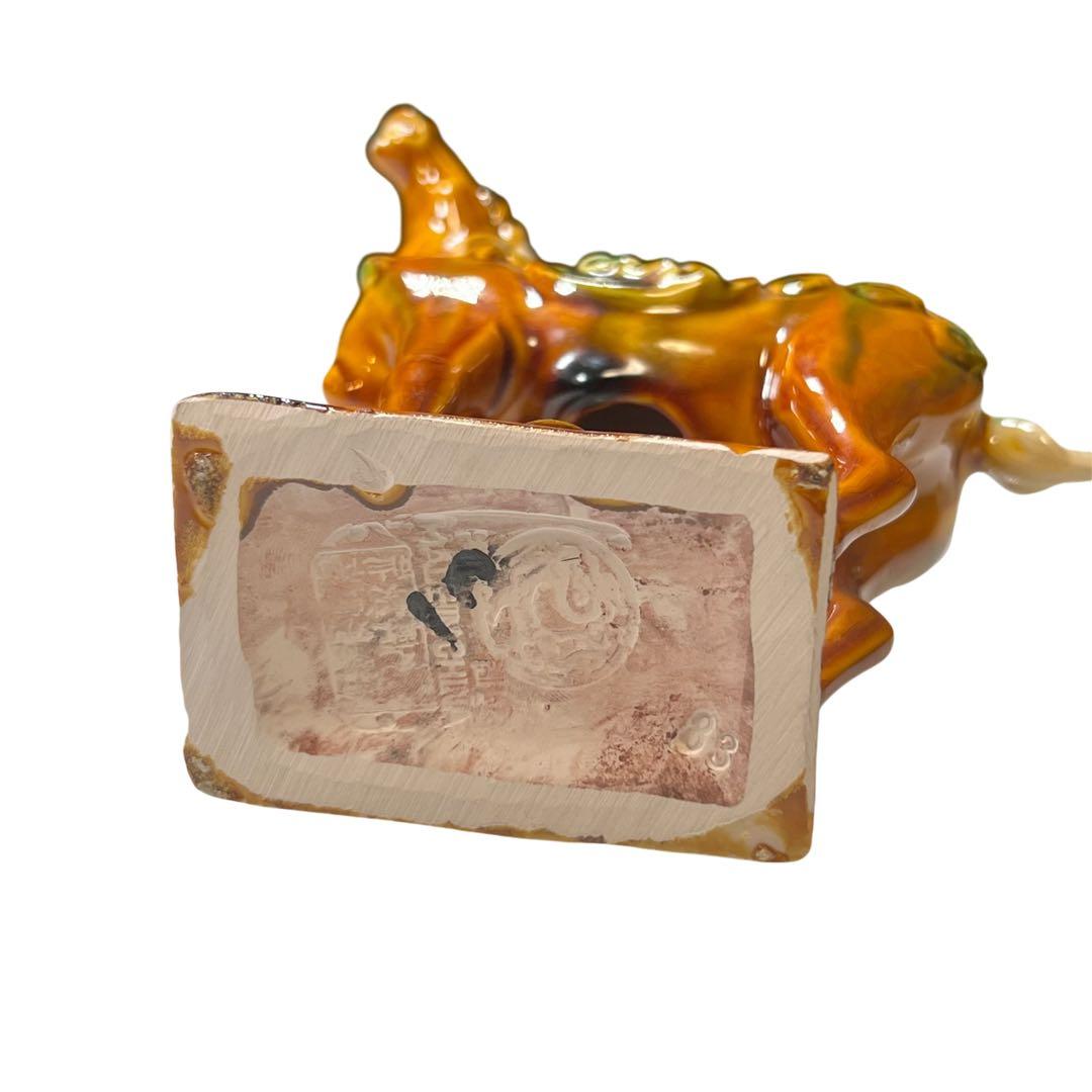 唐三彩 陶器の馬 5体セット