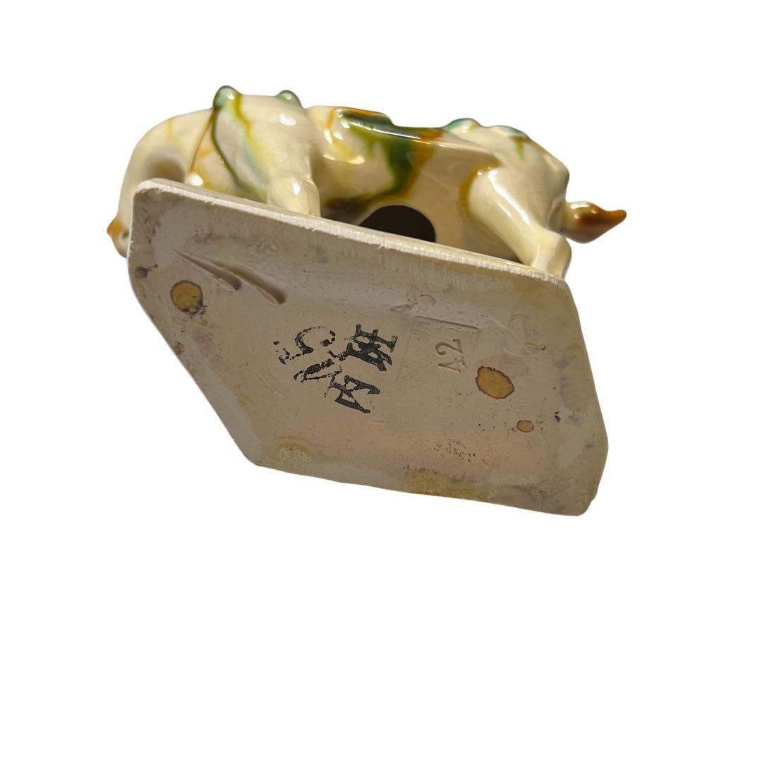 唐三彩 陶器の馬 5体セット