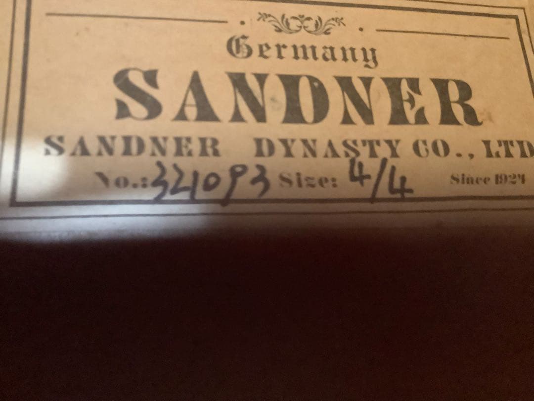 残念なとても美しいバイオリン4／4ドイツ