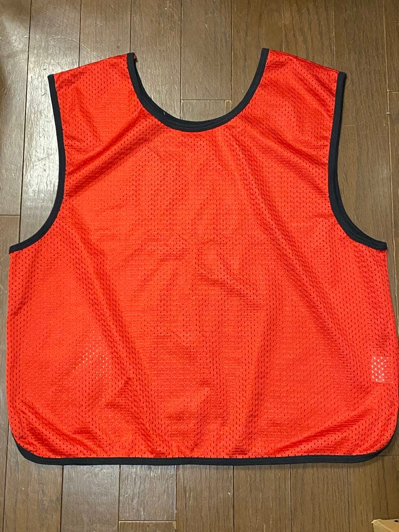 ナンバー付きビブス　モルテン　赤　40枚セット11から50番まで連番