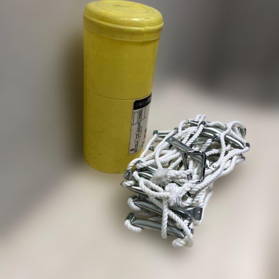 送料無料 避難ロープ はしご ステップダウン II型 約7m 250911-7