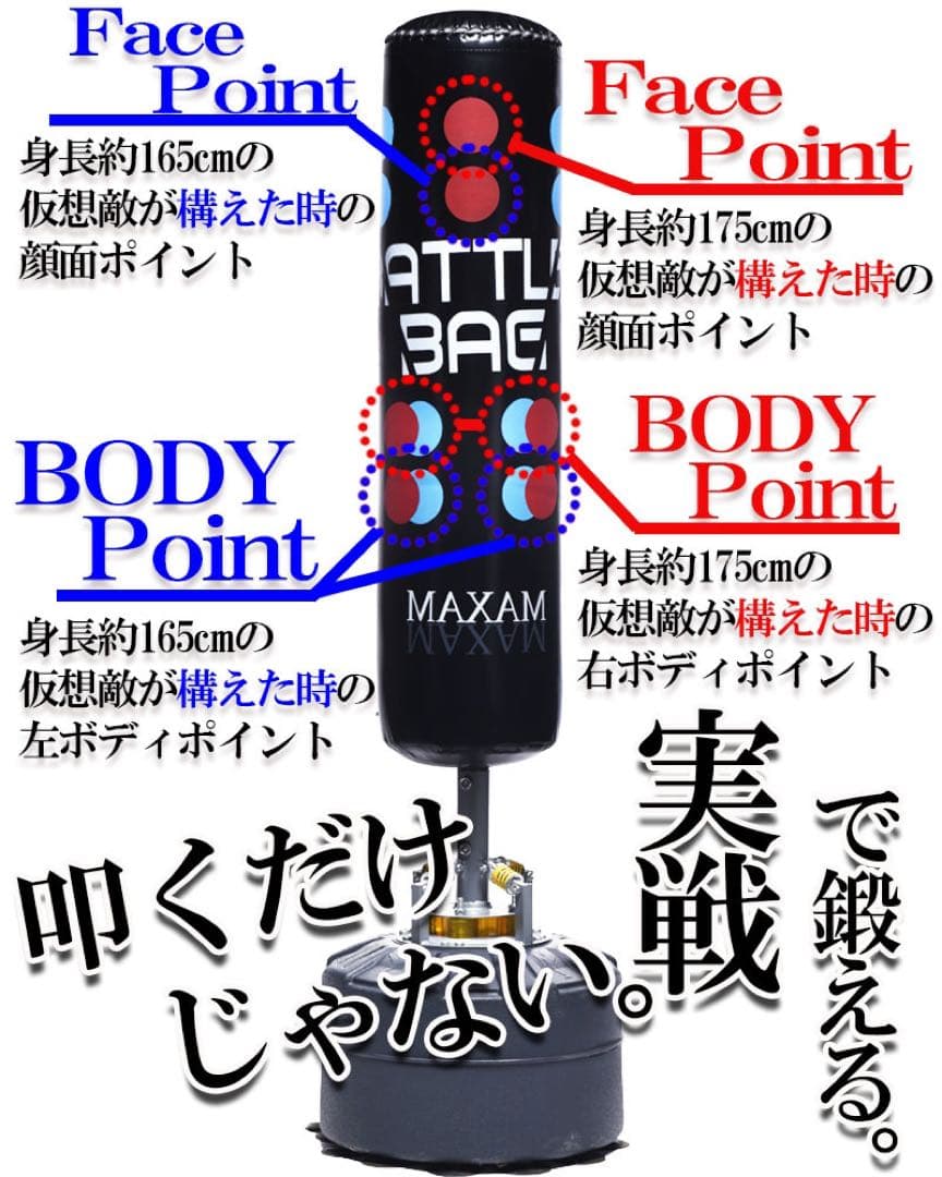 サンドバッグ　ミット　スタンド　トレーニング　ボクシング　キックボクシング