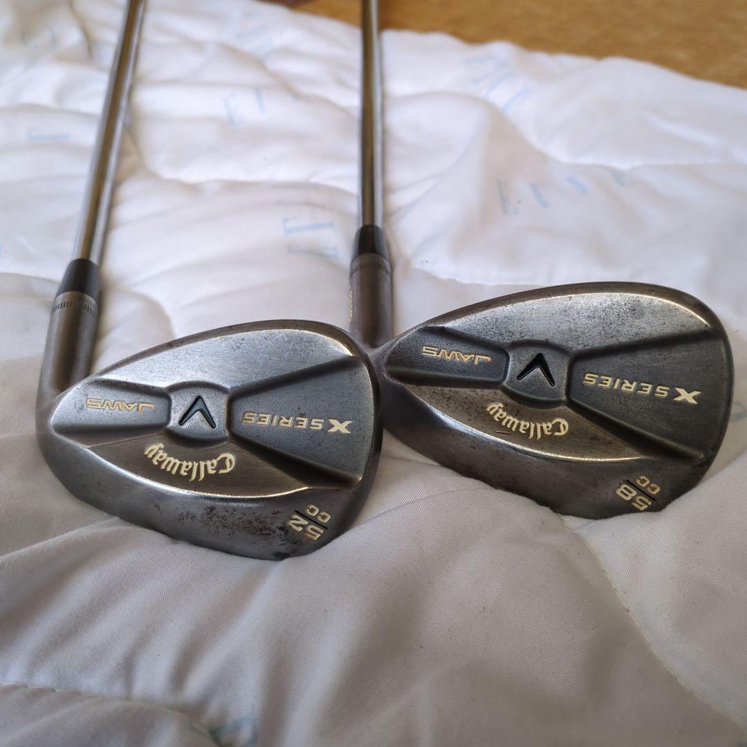 CallawayＸＳＥＲＩＥＳＪＡＷＳＣＣビンテージ2010年52゜58゜２本