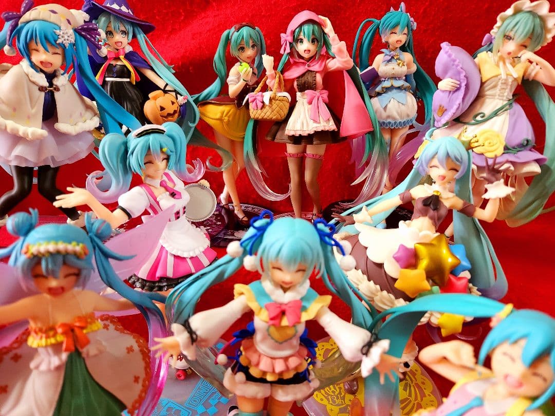 初音ミク　フィギュア　まとめ　タイトーオンクレver. 　１１体