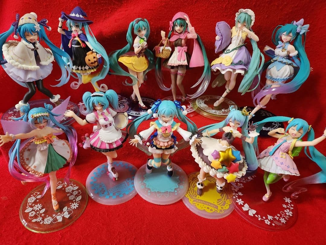 初音ミク　フィギュア　まとめ　タイトーオンクレver. 　１１体