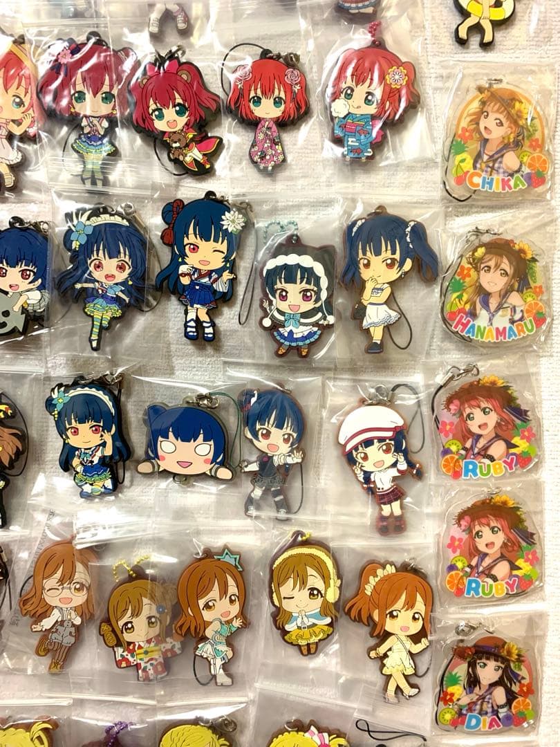 ラブライブサンシャイン　Aqours ラバーストラップ　アクキー　セット
