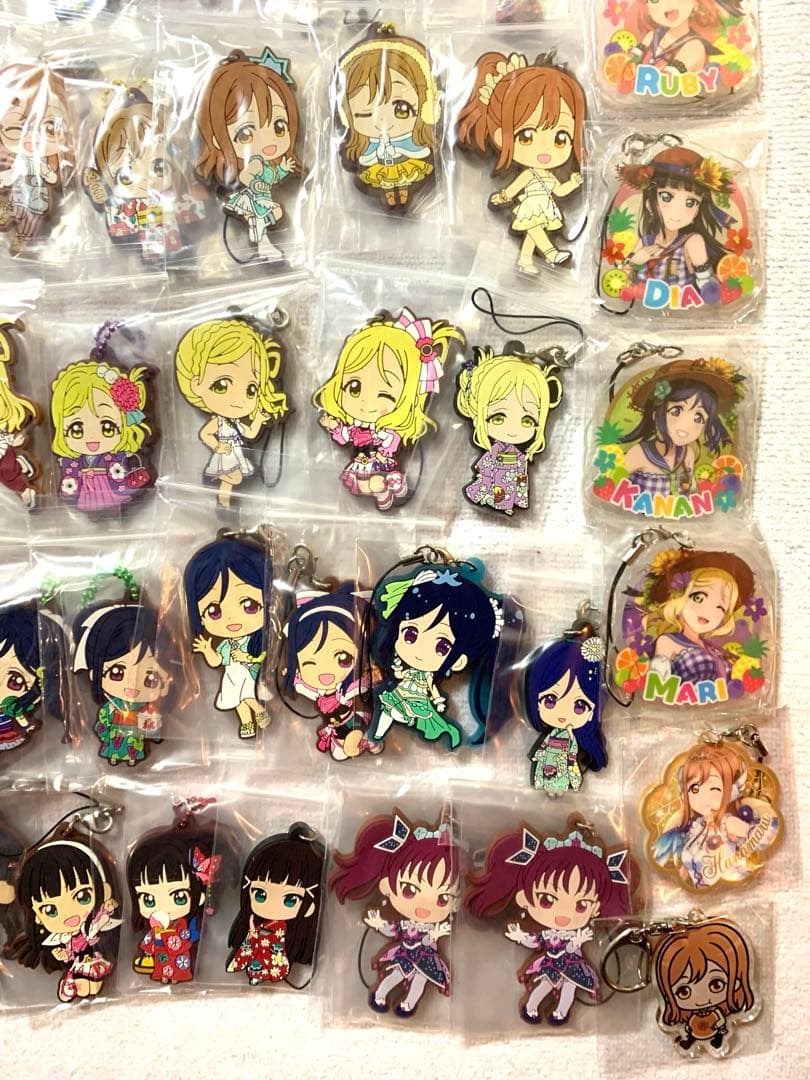 ラブライブサンシャイン　Aqours ラバーストラップ　アクキー　セット