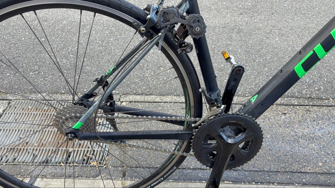 ［ジャンク］cube attain バーハンドル化＋105換装　引き取り限定