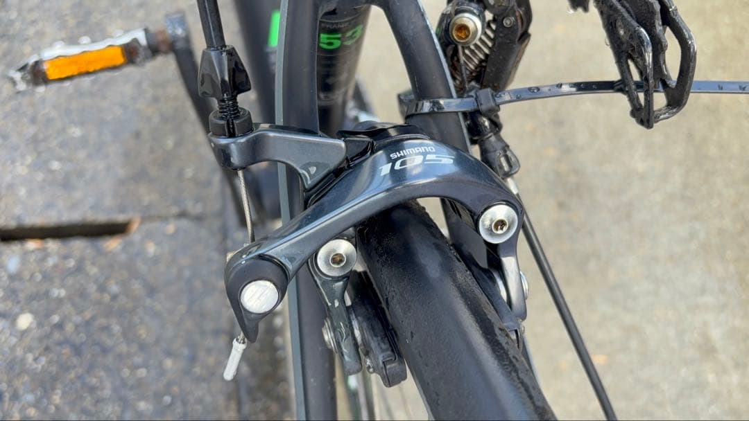 ［ジャンク］cube attain バーハンドル化＋105換装　引き取り限定