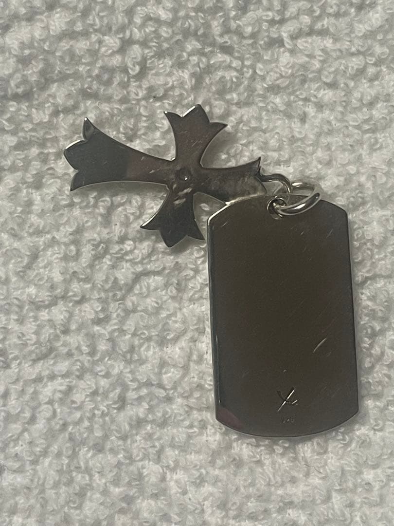 矢沢永吉 シルバーネックレス(クロスプレート)Yaz