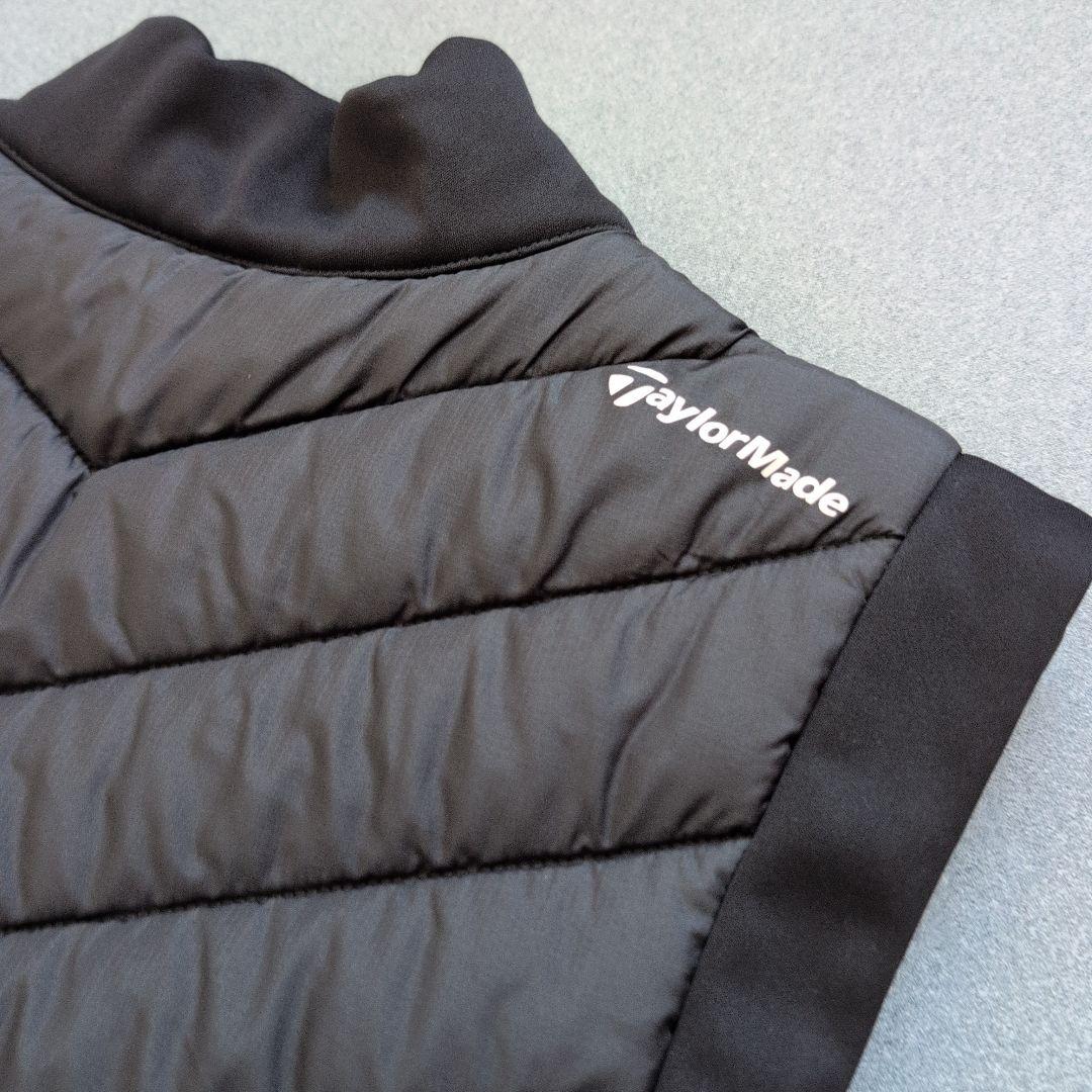 【極美品】テーラーメイドゴルフ　中綿フルジップダウンベスト　O 黒